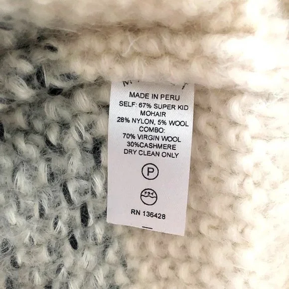 NWT Runway Maiyet Degradé Chunky Cashmere & Mohair Sweater - Picture 12 of 12